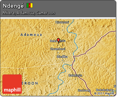 Physical 3D Map of Ndengé