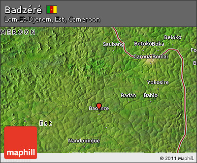 Satellite 3D Map of Badzéré