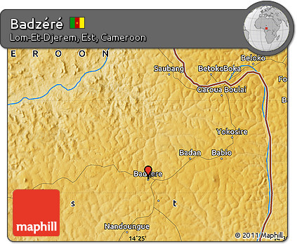 Physical Map of Badzéré