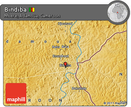 Physical Map of Bindiba