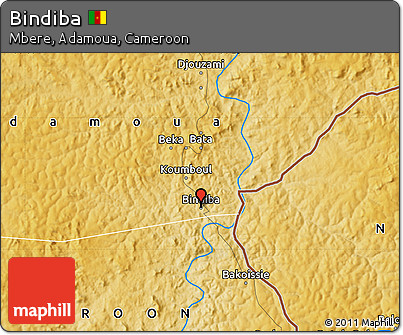 Physical Map of Bindiba