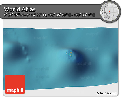 Satellite 3D Map of the Area around 5° 56' 49" N, 153° 4' 29" E