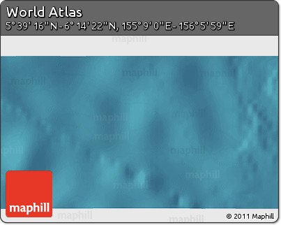 Satellite 3D Map of the Area around 5° 56' 49" N, 155° 37' 30" E