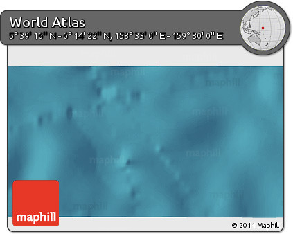 Satellite 3D Map of the Area around 5° 56' 49" N, 159° 1' 30" E