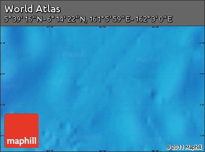 Physical Map of the Area around 5° 56' 49" N, 161° 34' 29" E