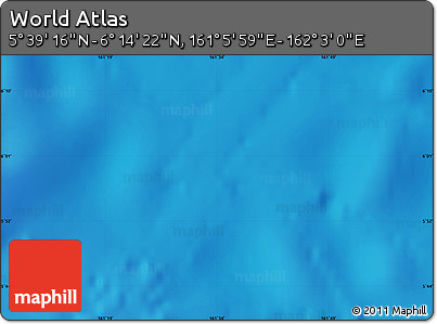 Physical Map of the Area around 5° 56' 49" N, 161° 34' 29" E