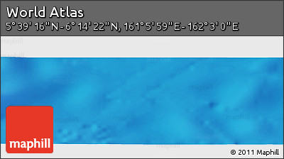 Physical Panoramic Map of the Area around 5° 56' 49" N, 161° 34' 29" E