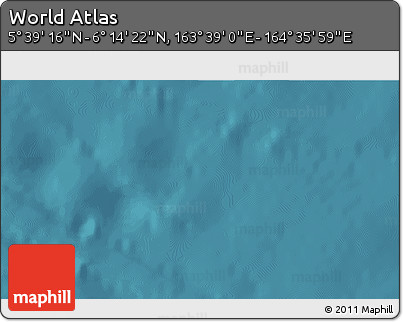 Satellite 3D Map of the Area around 5° 56' 49" N, 164° 7' 30" E