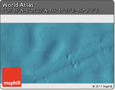 Satellite 3D Map of the Area around 5° 56' 49" N, 166° 40' 30" E