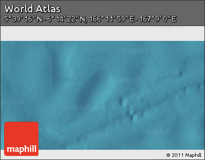 Satellite 3D Map of the Area around 5° 56' 49" N, 166° 40' 30" E