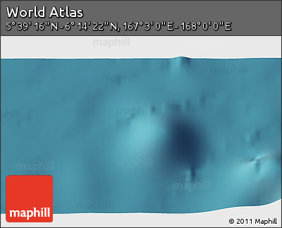 Satellite 3D Map of the Area around 5° 56' 49" N, 167° 31' 30" E