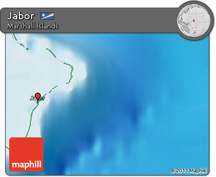 Physical 3D Map of Jabor