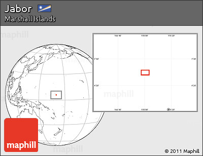 Blank Location Map of Jabor