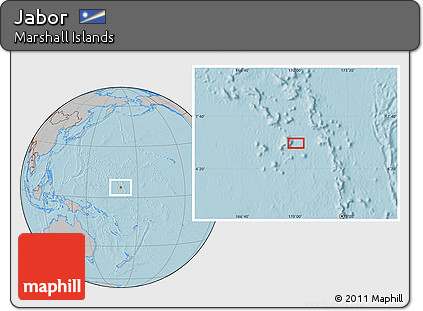 Gray Location Map of Jabor, hill shading
