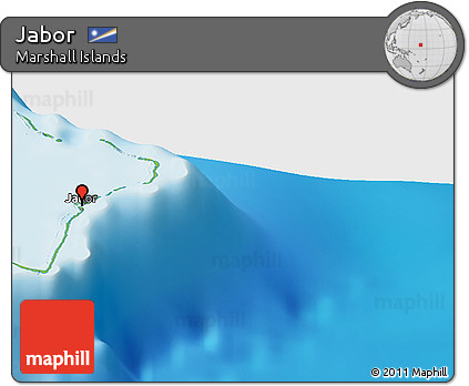 Physical Panoramic Map of Jabor