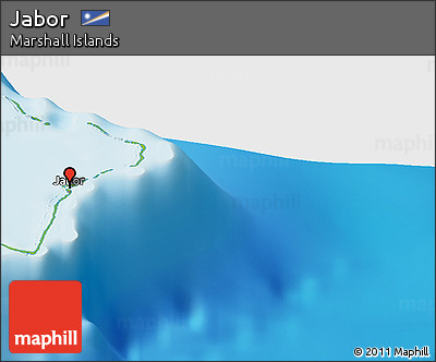 Physical Panoramic Map of Jabor