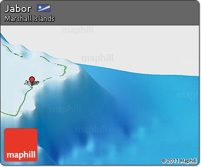 Physical Panoramic Map of Jabor
