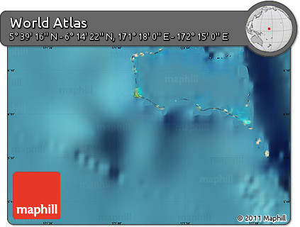 Satellite Map of the Area around 5° 56' 49" N, 171° 46' 30" E