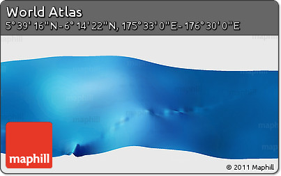 Physical Panoramic Map of the Area around 5° 56' 49" N, 176° 1' 30" E