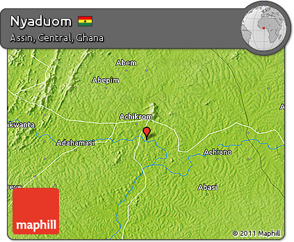 Physical 3D Map of Nyaduom
