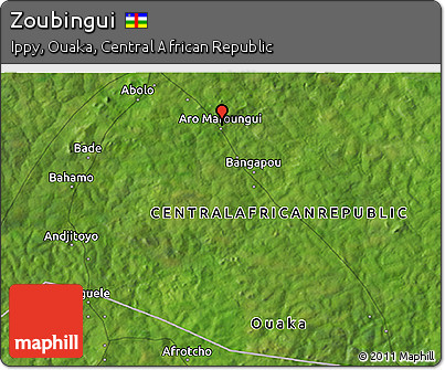 Satellite 3D Map of Zoubingui