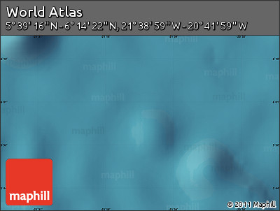 Satellite Map of the Area around 5° 56' 49" N, 21° 10' 29" W