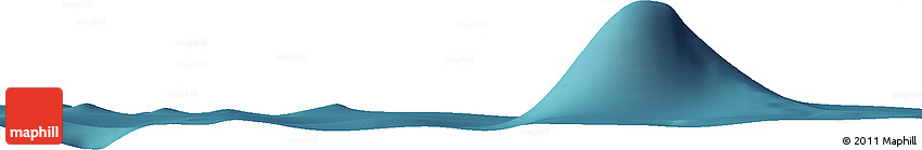 Satellite Horizon Map of the Area around 5° 56' 49" N, 27° 7' 30" W