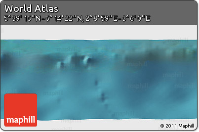 Satellite Panoramic Map of the Area around 5° 56' 49" N, 2° 37' 30" E