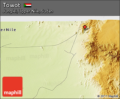 Physical 3D Map of Towot