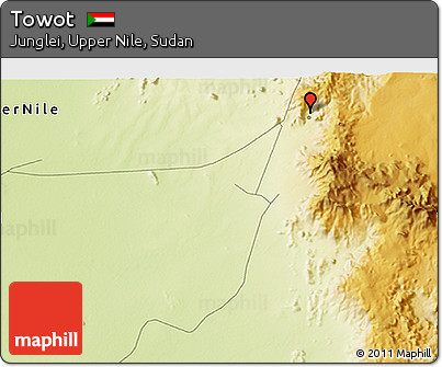 Physical 3D Map of Towot