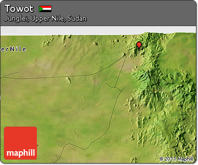 Satellite 3D Map of Towot