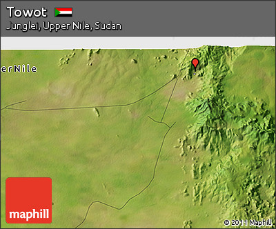 Satellite 3D Map of Towot
