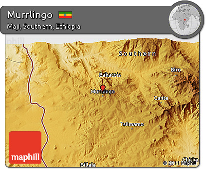 Physical 3D Map of Murrlingo