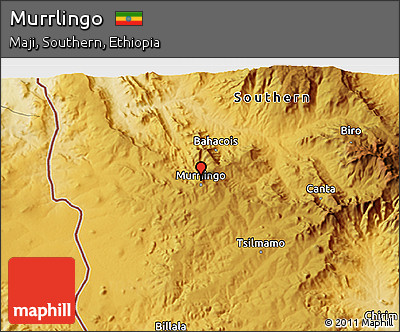 Physical 3D Map of Murrlingo
