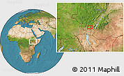 Satellite Location Map of Kela