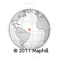 Outline Map of the Area around 5° 56' 49" N, 38° 10' 29" W, rectangular outline