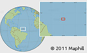 Savanna Style Location Map of the area around 5° 56' 49" N, 46° 40' 29" W