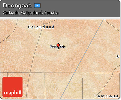 Satellite 3D Map of Doongaab