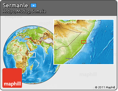 Physical Location Map of Sermanle