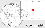 Blank Location Map of the area around 5° 56' 49" N, 49° 13' 30" W