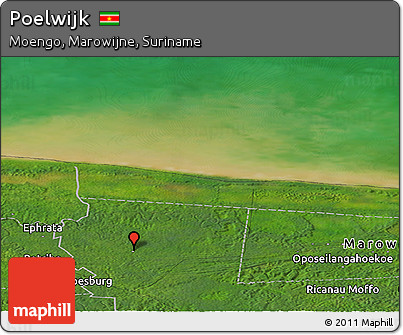 Satellite Panoramic Map of Poelwijk