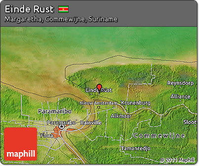 Satellite 3D Map of Einde Rust