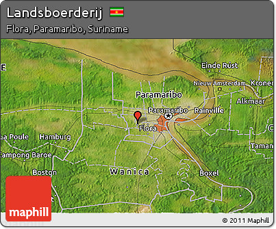 Satellite 3D Map of Landsboerderij