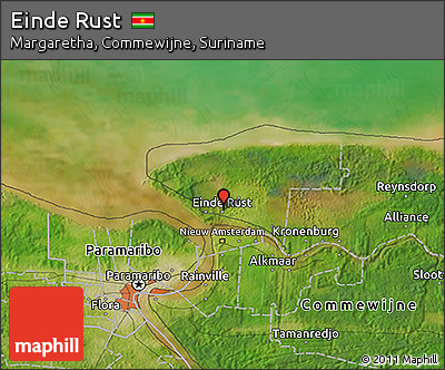Satellite 3D Map of Einde Rust
