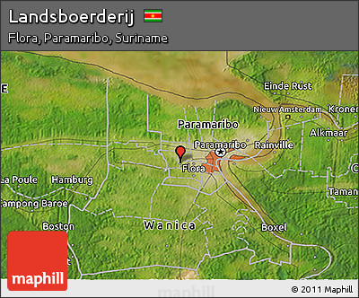 Satellite 3D Map of Landsboerderij