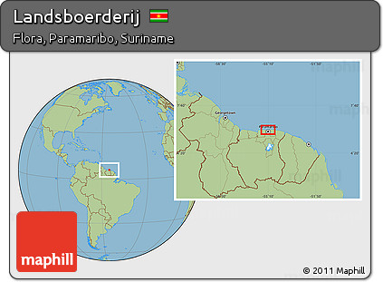 Savanna Style Location Map of Landsboerderij