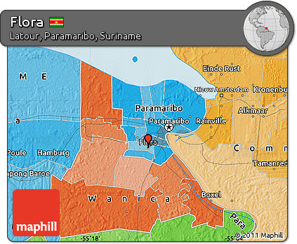 Political Map of Flora