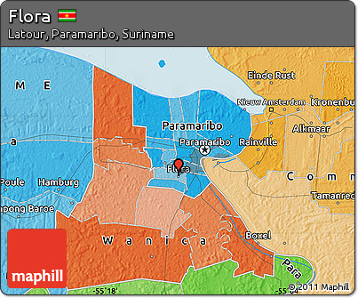 Political Map of Flora