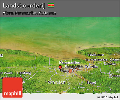 Satellite Panoramic Map of Landsboerderij