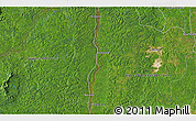 Satellite 3D Map of the area around 5° 56' 49" N, 58° 34' 30" W